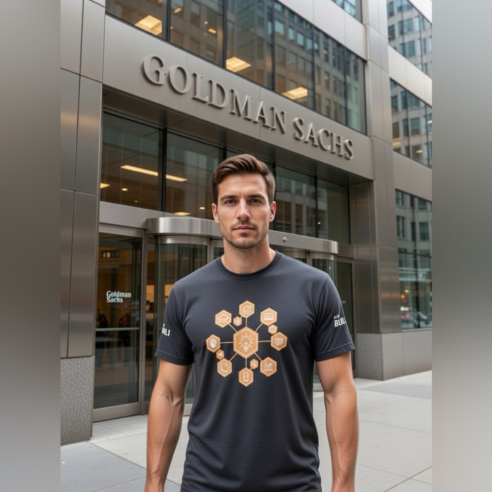 Goldman Sachs Engineering Charcoal Gray Tshirt Rare Unique Unisex GS Technology